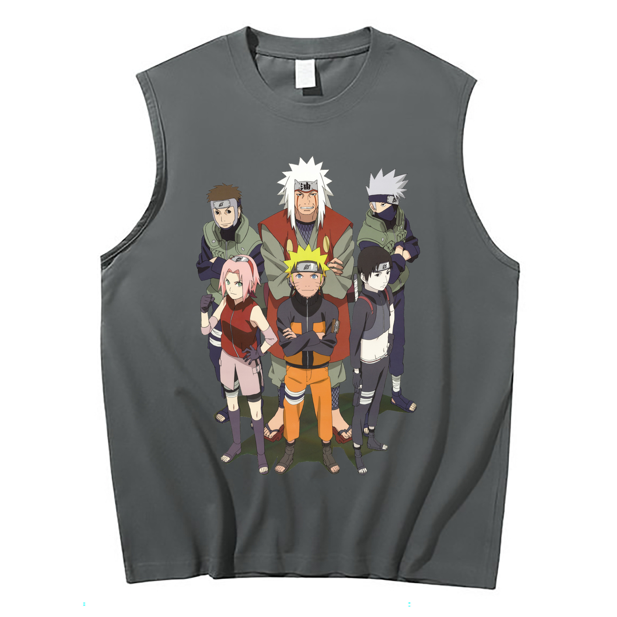 （画像用） NARUTO -ナルト- うずまき ナルト Uzumaki Naruto コットン100％タンクトップ（フロントプリント）